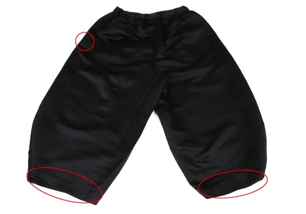 BLACK COMME des GARCONS Polyester Wide Pants K-174809_009