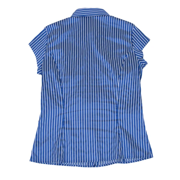 NARACAMICIE Striped Gathered French Sleeve Blouse K-174811_009