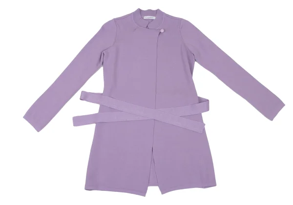 NARACAMICIE Blended Fabric Stand Collar Knit Cardigan K-174813_002
