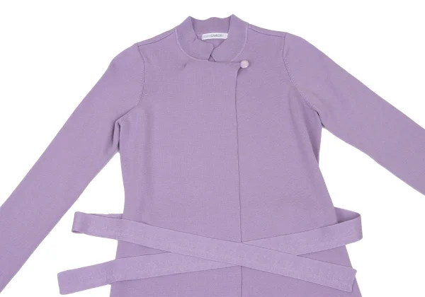NARACAMICIE Blended Fabric Stand Collar Knit Cardigan K-174813_003