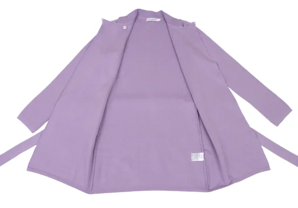 NARACAMICIE Blended Fabric Stand Collar Knit Cardigan K-174813_013