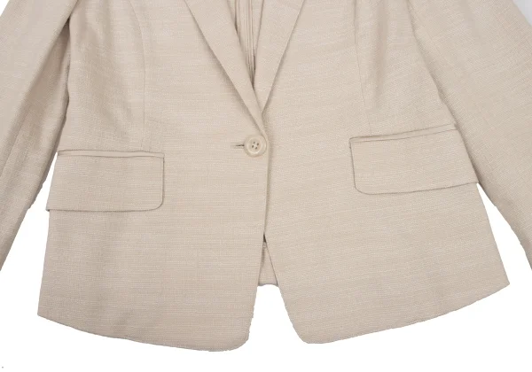 NARACAMICIE Cotton Blend Lame Tailored Jacket K-174817_008