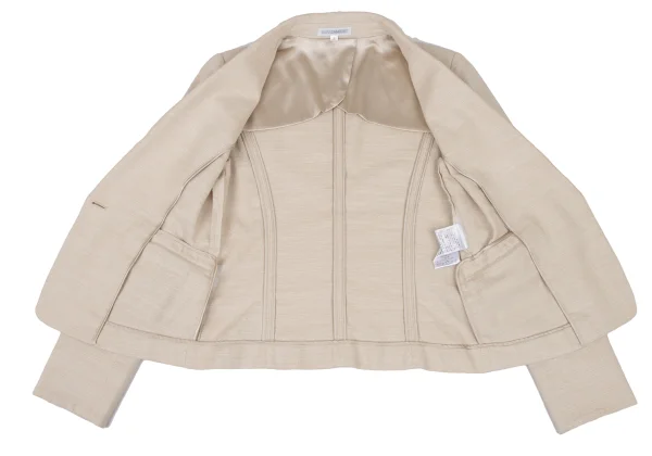 NARACAMICIE Cotton Blend Lame Tailored Jacket K-174817_011