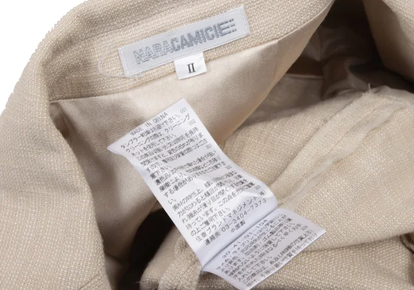 NARACAMICIE Cotton Blend Lame Tailored Jacket K-174817_015
