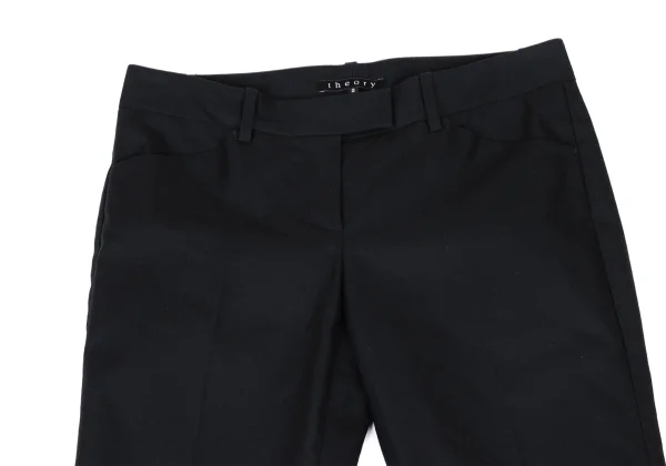 Theory Stretch Cotton Center Pleat Tapered Pants K-174820_002