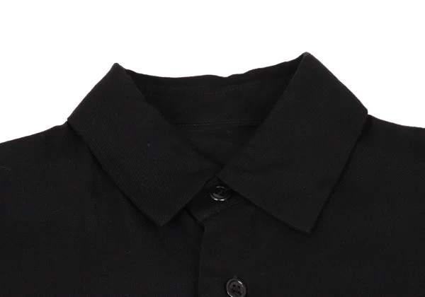B Yohji Yamamoto Rayon Cotton Double Pocket Shirt K-174822_004