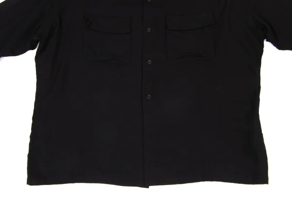B Yohji Yamamoto Rayon Cotton Double Pocket Shirt K-174822_008