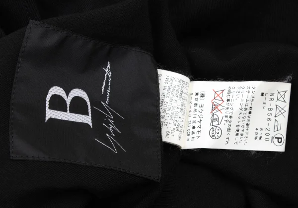 B Yohji Yamamoto Rayon Cotton Double Pocket Shirt K-174822_014