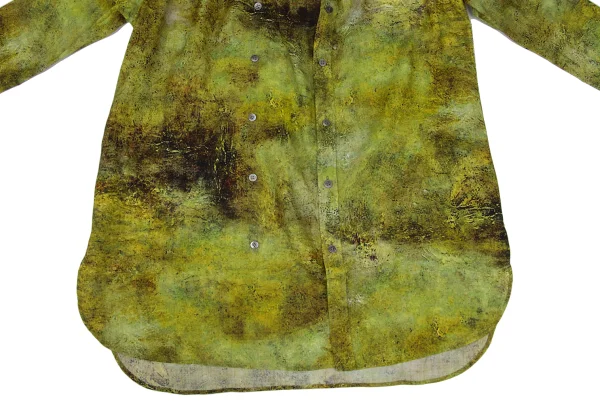 Y's Graphic Printed Double Button Wool Shirt K-174824_007