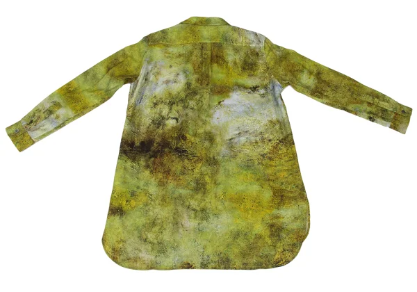 Y's Graphic Printed Double Button Wool Shirt K-174824_012