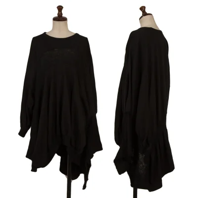 Y's Knit Switching Asymmetry Tunic