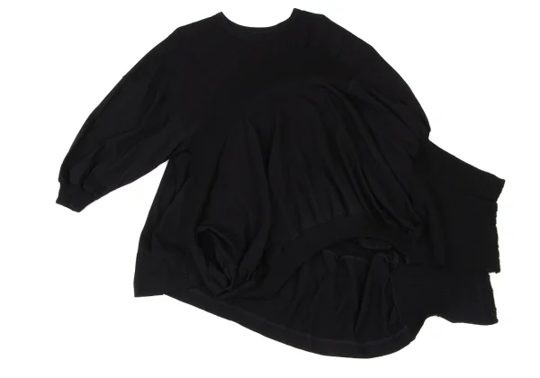 Y's Knit Switching Asymmetry Tunic K-174826_002