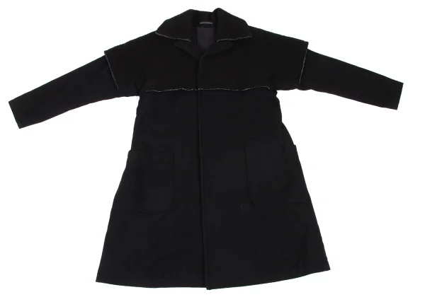 Y's Layered Wool Snap Button Coat K-174827_002