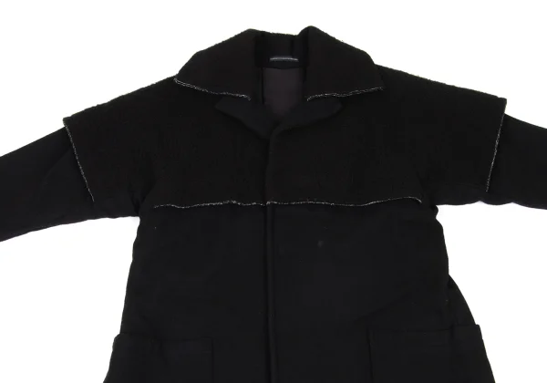 Y's Layered Wool Snap Button Coat K-174827_003