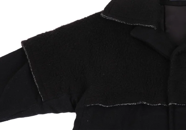 Y's Layered Wool Snap Button Coat K-174827_006