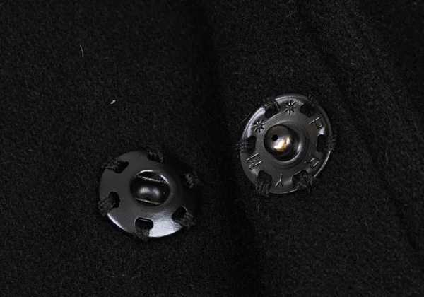 Y's Layered Wool Snap Button Coat K-174827_011