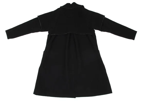 Y's Layered Wool Snap Button Coat K-174827_014