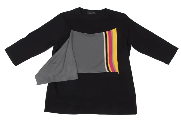 RISMAT by Y's Knit Pasted Harf Sleeves T Shirt K-174828_002
