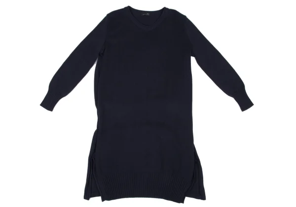 RISMAT by Y's Back Rib Cotton Knit Dress K-174831_002