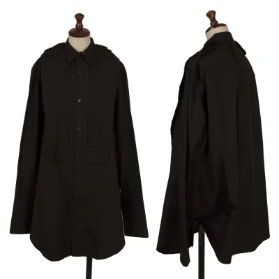 Yohji Yamamoto FEMME Pleats Pasted Cotton Shirt