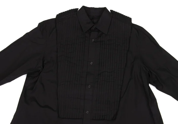 Yohji Yamamoto FEMME Pleats Pasted Cotton Shirt K-174832_003