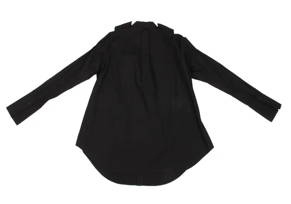 Yohji Yamamoto FEMME Pleats Pasted Cotton Shirt K-174832_013