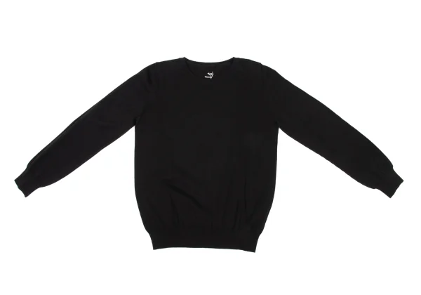 Yohji Yamamoto FEMME Cashmere Blended Cotton Knit Sweater K-174833_002