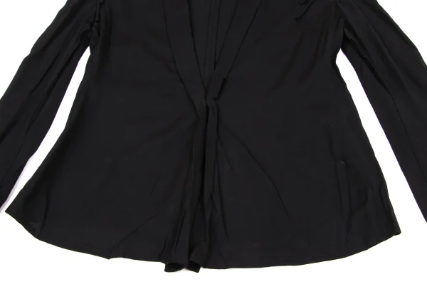 Yohji Yamamoto NOIR Wool Rayon Open Shoulder Jacket K-174834_009