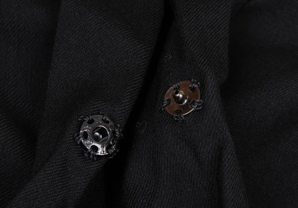 Yohji Yamamoto NOIR Wool Rayon Open Shoulder Jacket K-174834_010