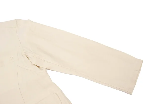 Plantation Cotton Linen Collarless Jacket K-174840_008