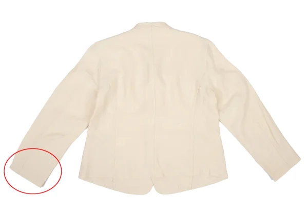 Plantation Cotton Linen Collarless Jacket K-174840_013