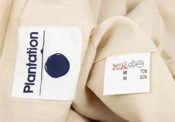 Plantation Cotton Linen Collarless Jacket K-174840_018