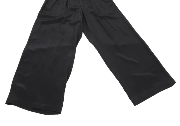 Plantation Silk Tuck Wide Pants K-174841_005