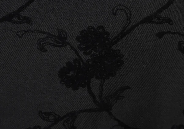 tricot COMME des GARCONS Flocked Floral Print Wool Jacket K-174842_012