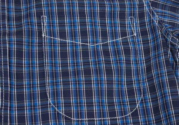 COMME des GARCONS HOMME Check Switching Stretch Shirt K-174843_005