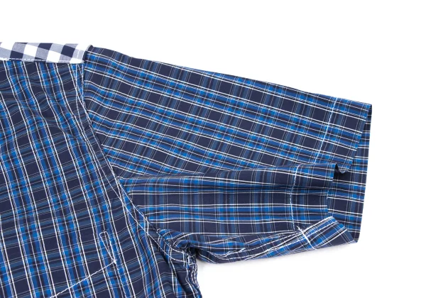 COMME des GARCONS HOMME Check Switching Stretch Shirt K-174843_006