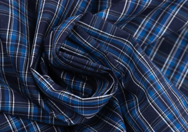 COMME des GARCONS HOMME Check Switching Stretch Shirt K-174843_012