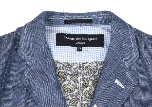 COMME des GARCONS HOMME Stitch Linen Jacket  K-174844_003