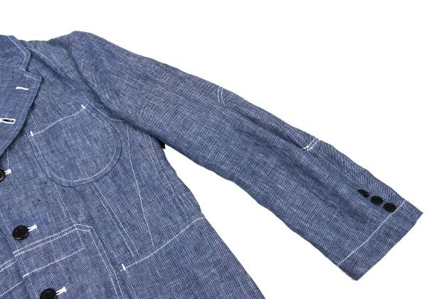 COMME des GARCONS HOMME Stitch Linen Jacket  K-174844_006