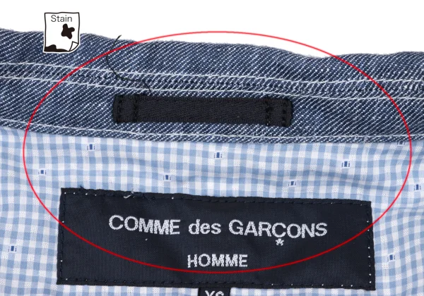 COMME des GARCONS HOMME Stitch Linen Jacket  K-174844_011
