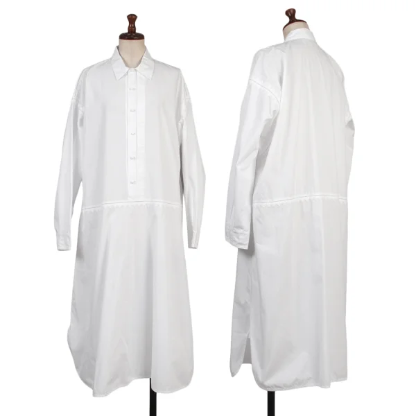 ASHA BY MDS Zigzag Design Pullover Shirt Dress White M K-174850_001