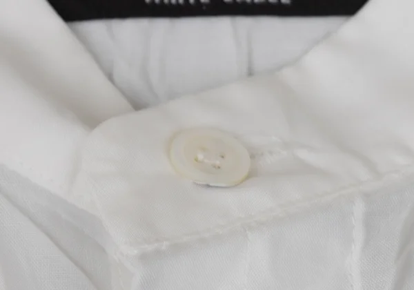 ISSEY MIYAKE MEN WHITE LABEL Wrinkle Pleated Band-Collar Shirt K-174851_003