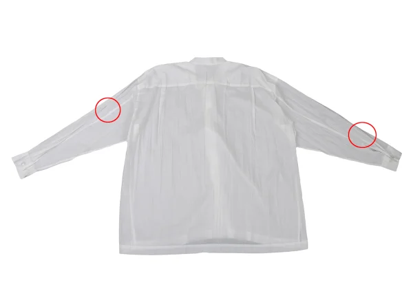 ISSEY MIYAKE MEN WHITE LABEL Wrinkle Pleated Band-Collar Shirt K-174851_011
