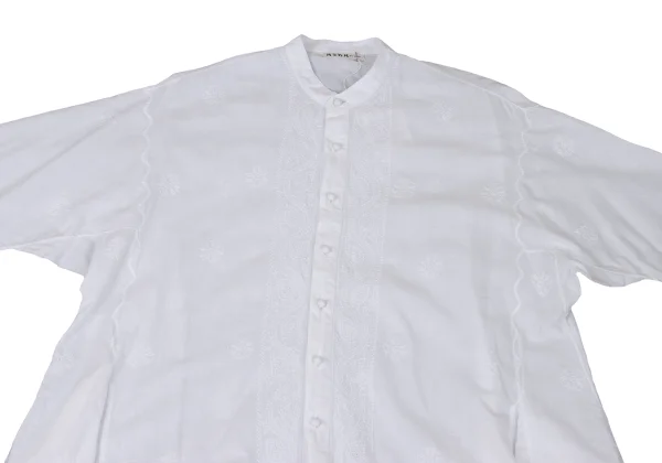 ASHA BY MDS Embroidered Pullover Band-Collar Shirt Dress K-174852_003