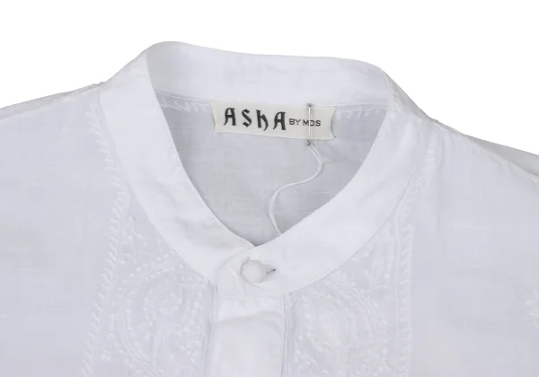 ASHA BY MDS Embroidered Pullover Band-Collar Shirt Dress K-174852_004