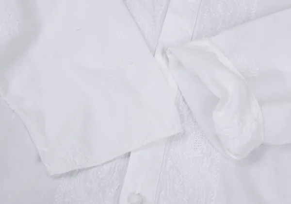 ASHA BY MDS Embroidered Pullover Band-Collar Shirt Dress K-174852_007