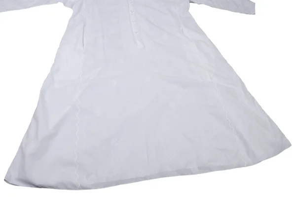 ASHA BY MDS Embroidered Pullover Band-Collar Shirt Dress K-174852_008