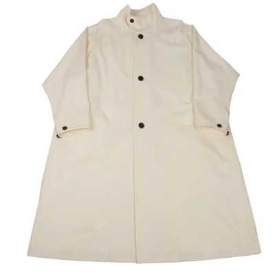 CABaN Wool Gabardine Stand-Collar Coat