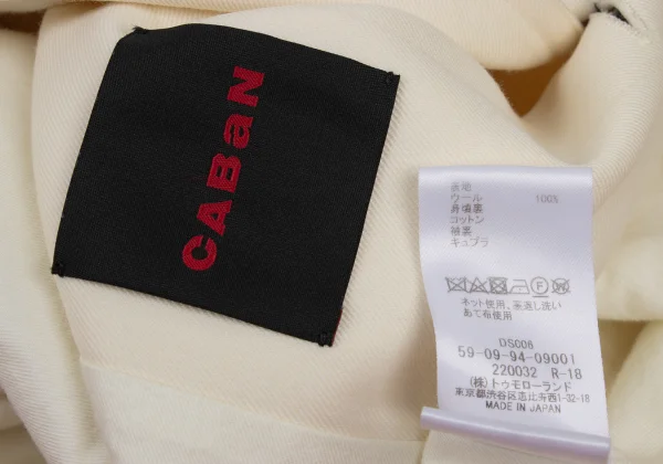 CABaN Wool Gabardine Stand-Collar Coat K-174854_019