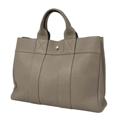 HERMES Fourre-Tout Leather Handbag